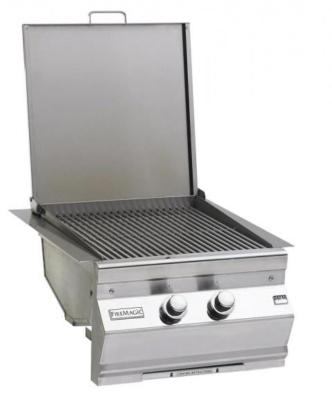 Aurora Style Built-In Double Searing Station - open